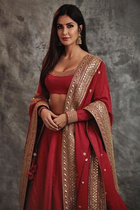 10 Wedding Ready Lehengas In Katrina Kaifs Traditional Wear Wardrobe Vogue India