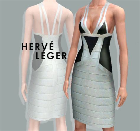 The Sims Resource Herve Leger Bandage Tank Dress