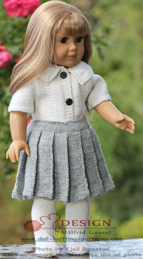A stitch by stitch guide with pictures and easy to follow instructions. 18 inch doll knitting patterns - Dolls | Pinterest ...