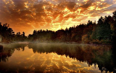 Reflected Lake Autumn Water Nature Desktop 1680x1050 Hd Wallpaper 46712