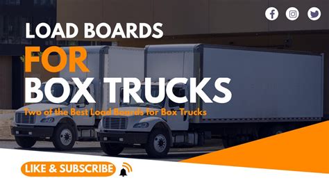 Load Boards For Box Trucks Best Load Boards For Box Trucks In 2022 Youtube