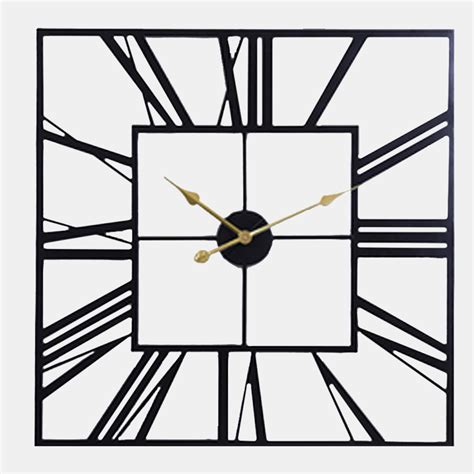 Iron Light Luxury Nordic Creative Mute Clock Wall Clock Fashion Living