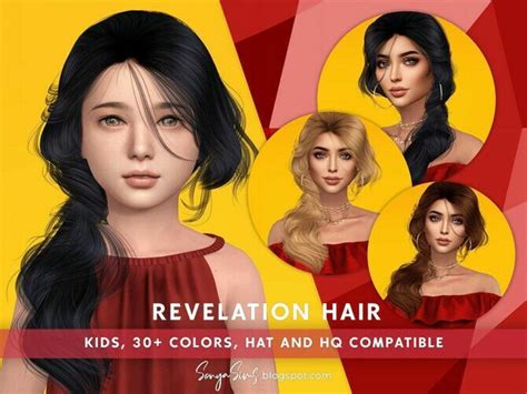 Revelation Hair For Kids By Sonyasimscc Sims 4 Cc Download