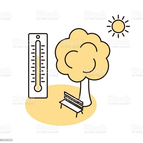 Vector Illustration Of Heat Stroke Measures Stock Illustration