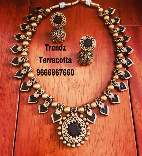 Terracotta Jewellery | Terracotta jewellery making, Terracotta ...
