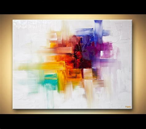 Original Abstract Art Paintings By Osnat Colorful