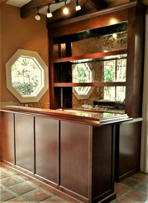 Custom Home Bars And Wine Storage Cabinet C And L Design Specialists Inc
