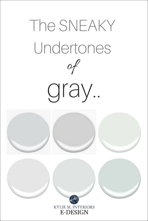 The Undertones Of A Cool Gray Paint Colour Blue Purple And Green Benjamin Moore And Sherwin