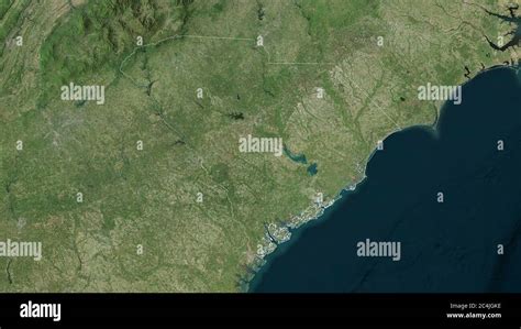 South Carolina State Of United States Satellite Imagery Shape