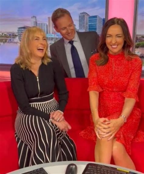 sally nugent pies off dan walker as louise minchin takes his seat on bbc breakfast sofa