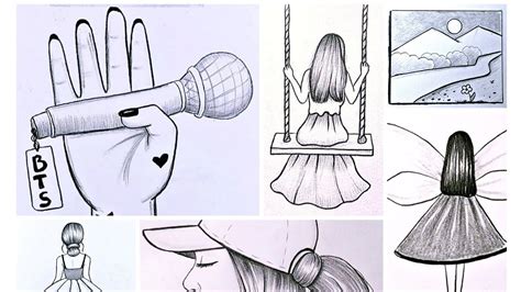 6 Trucos De Dibujo A Lápiz Rápidos Y Fáciles Dibujos Fáciles Paso A