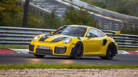 Porsche 911 GT2 RS Nürburgring Nordschleife record full lap YouTube