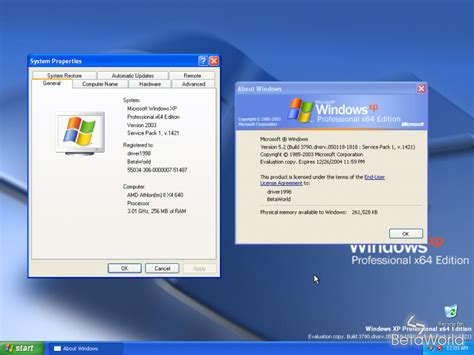 Windows Xp Professional X64 Edition5237901421dnsrv050118 1818