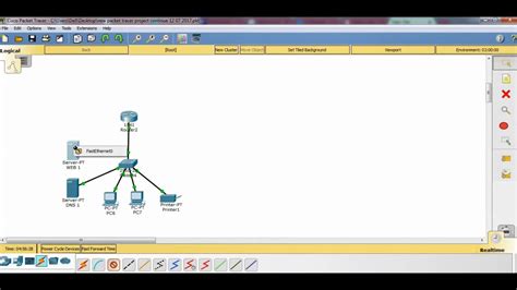 Cisco Packet Tracer Dns Dhcp Web Configuration Youtube
