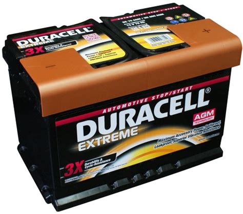 Duracell De70 Agm Extreme Start Stop Car Battery 096e39