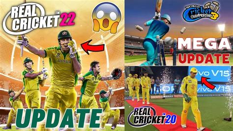 Real Cricket New Update Wcc New Update Real Cricket Update