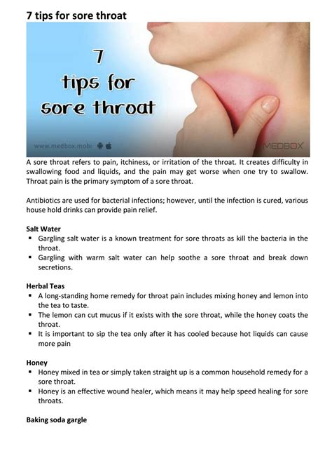 Tips For Sore Throat By Sameerk Issuu