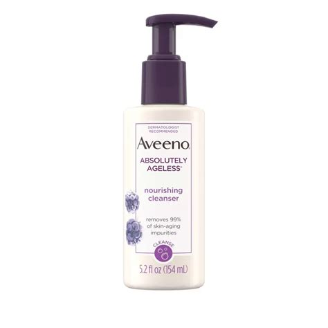 Aveeno Absolutely Ageless Facial Nourishing Anti Aging Cleanser 52
