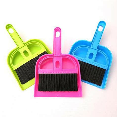 Mini Cleaning Brush Small Broom Dustpans Set Desktop Sweeper Cleaning