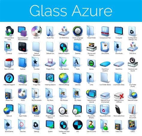 Aero Glass Azure Iconpack Installer For Win7win8 By Ultimatedesktops