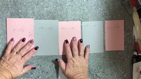 20 x 26 card stock. Episode 176 How to work out the Perfect Layer Sizes for ...