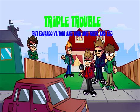 triple trouble but eduardo vs tom tord matt edd si [friday night funkin ] [mods]
