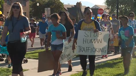 Hundreds Of Utahns Rally For Human Trafficking Awareness