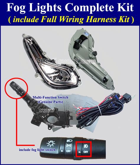 Lamp front fog front fog indicator lamp lamp 2012~2016 HYUNDAI ACCENT Fog Light Lamp Complete Kit ...