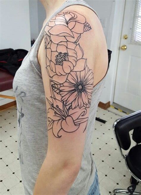 Small lily tattoos on right foot. Reigning Ink | Rose flower tattoos, Half sleeve tattoo ...