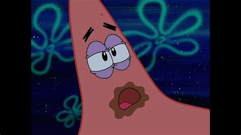 Patrick Panicking As Spongebob Biting His Chocolate For 10 Hours In 4k