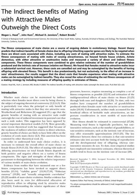 It is all about curiosity and answering questions to find out why and how things work. Dissecting a scientific paper about evolutionary biology II