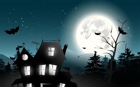 Spooky House Cartoon Wallpapers Wallpaper Cave