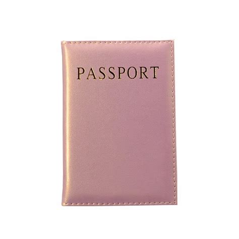 Universal Travel Passport Cover Women Pink Leather Cute Passport Holder Lovely Girl Pasaport