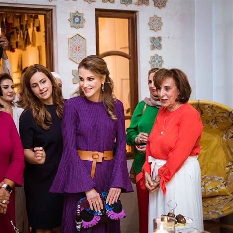 Queen Rania Launches Jordan River Foundations Annual Handicrafts Exhibition The Real My Royals