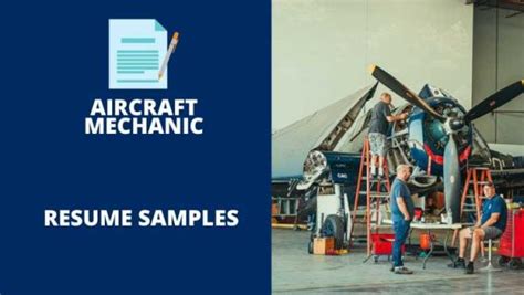 Aircraft Mechanic Resume Sample