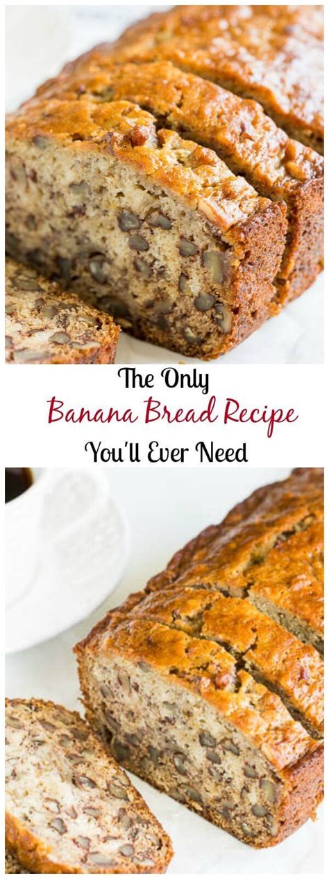 This recipe is so easy and can be made by hands, without a mixer. Best Banana Bread | Recipe | Best banana bread, Banana nut ...