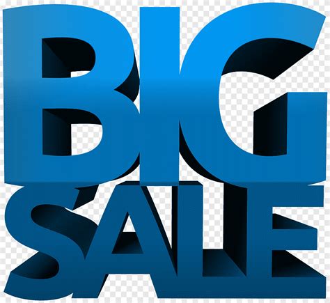Blue Big Sale Text Big Sale Blue Text Logo Png Pngegg