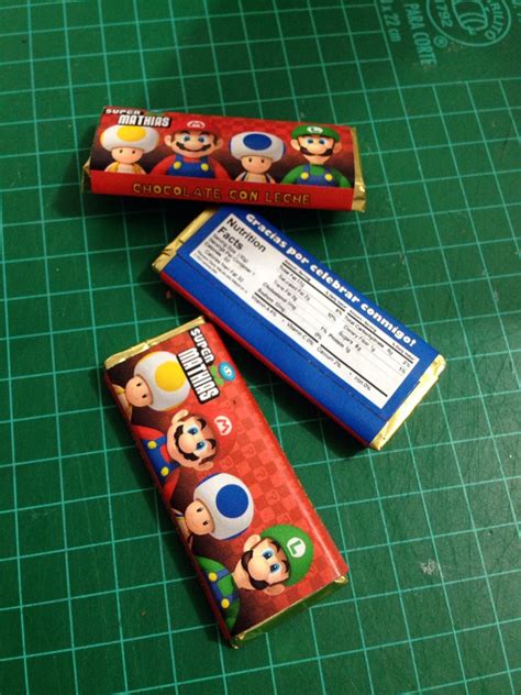 Chocolates Diy Cumpleaños Candy Bar Mario Bros Cumple De Mario Bros