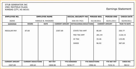 7 Sample Of Pay Stub Template Free Simple Salary Slip Template Flyer
