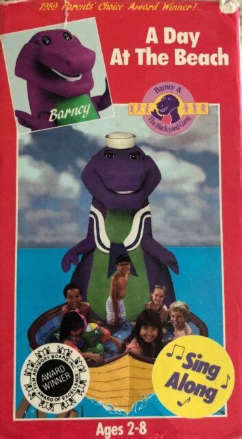 Barney A Day At The Beach Vhs 1989 For Sale Online Ebay