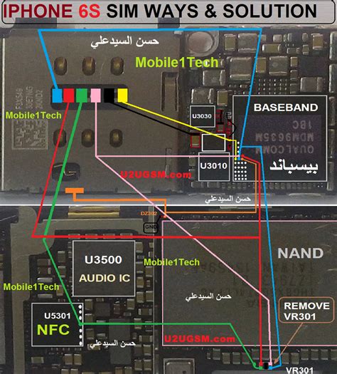 Iphone 8 plus motherboard components function annotationintel. iPhone 6s Insert Sim IC Solution Jumper Problem Ways
