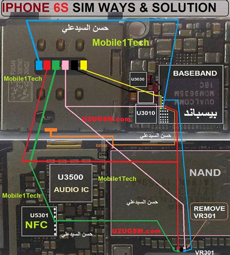 Schematic iphone 6, 6 plus, 6s y 6s plus. iPhone 6s Insert Sim IC Solution Jumper Problem Ways