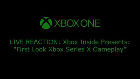 Live Reaction Xbox Inside Presents First Look Xbox Series X Gameplay