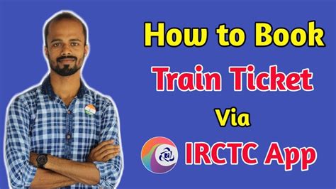 how to book train ticket via irctc rail connect app how to book railway ticket in mobile youtube
