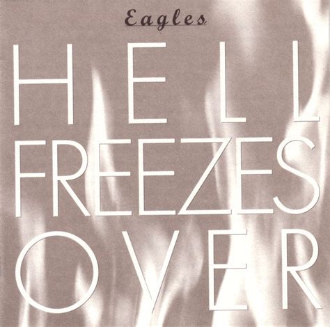 Eagles Hell Freezes Over Cd Discogs