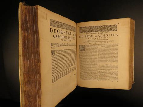1661 Canon Law Corpus Juris Inquisition Catholic Papal Decrees