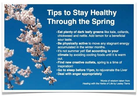 Health And Wellness Tips For Spring Spring Has Finally Sprung And With