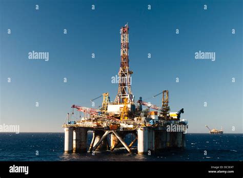 Offshore Oil Drilling Rig Stock Photo Alamy