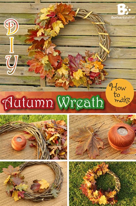 Autumn Wreath Tutorial Colorful Crafts