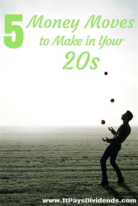 5 Money Moves To Make In Your 20s It Pays Dividends Personal